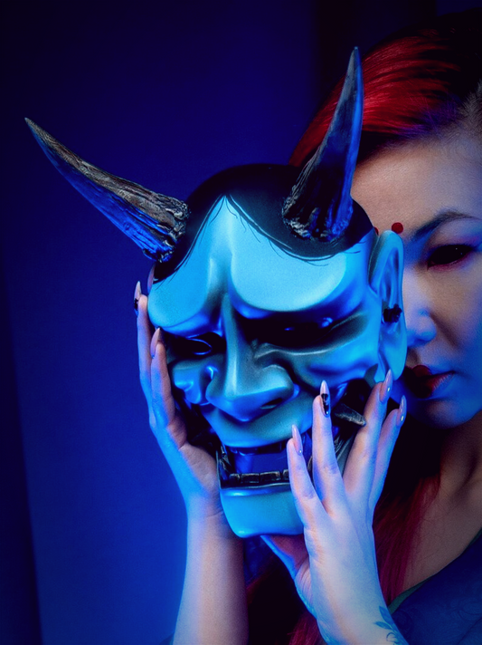 Blue Hannya Mask