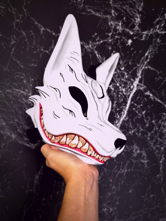 White Kitsune Mask