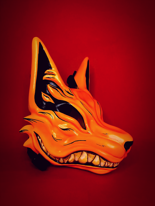 Orange Kitsune Mask