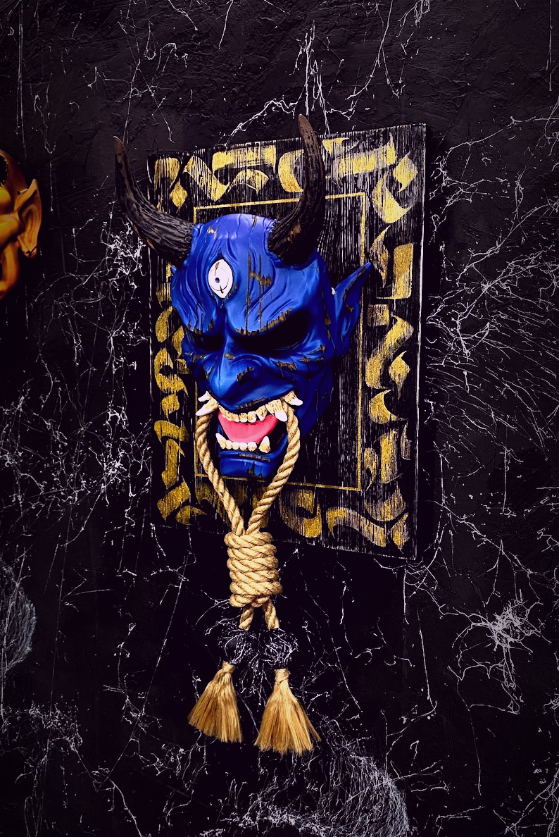 Blue Oni Demon Mask