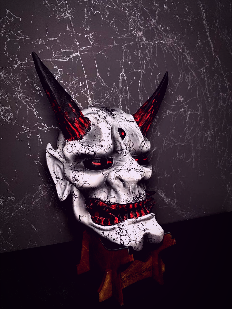 White Death Oni Mask