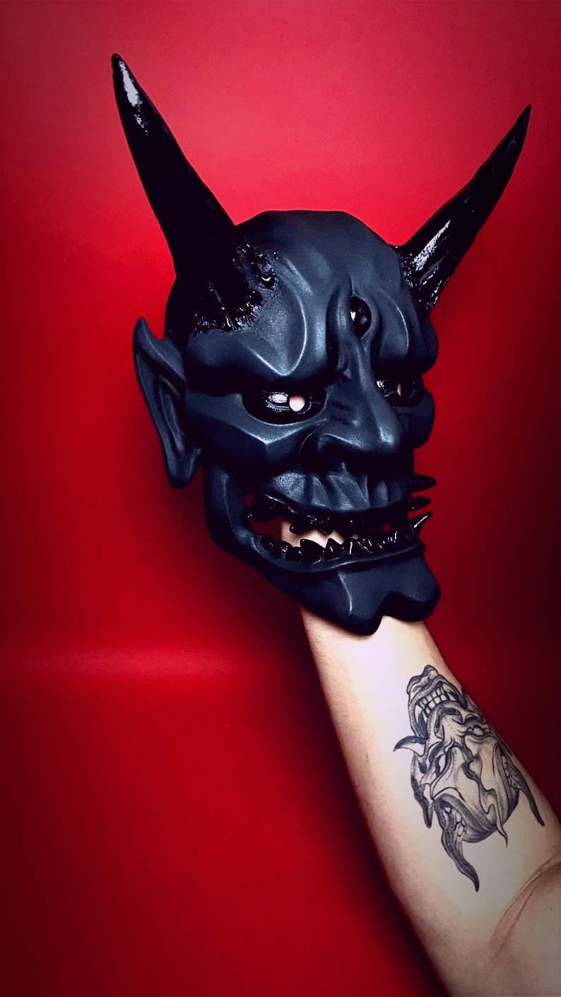 Black Oni Mask