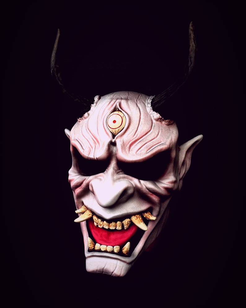 Ghost Demon Oni Mask