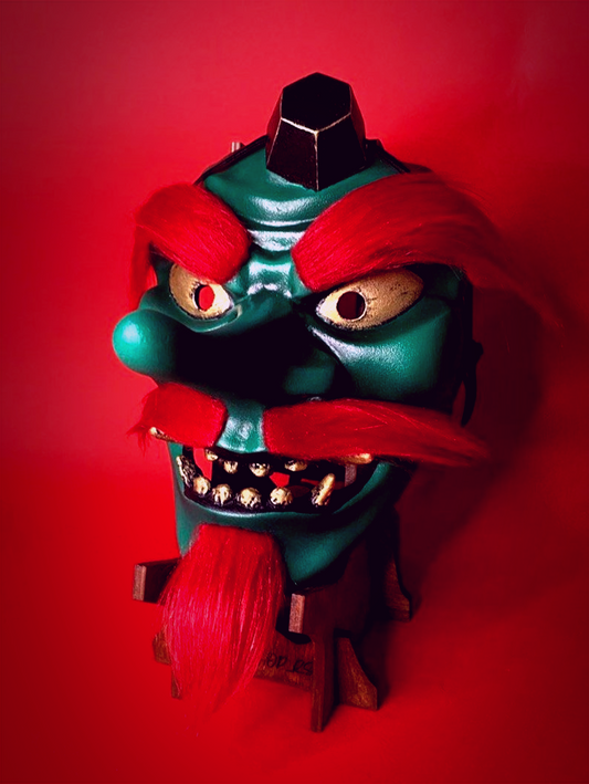 Green Tengu Mask